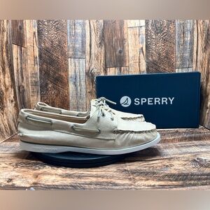NEW Sperry Intrepid Boat Shoes 2 Top Sider Slip In Loafers Women’s Leather US 12